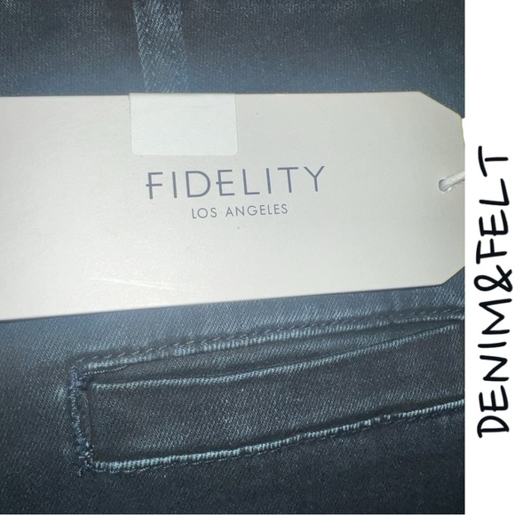 Fidelity Denim Aloe Mid-Rise Flare Jeans | Color: Forever Rinse | NEW/NWT!!👖💜 - Picture 11 of 14